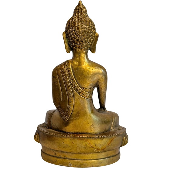 Bouddha de la Médecine en Bronze - Bhaisajyaguru Népal - 16cm – Sculptures (photo 5 of 9)