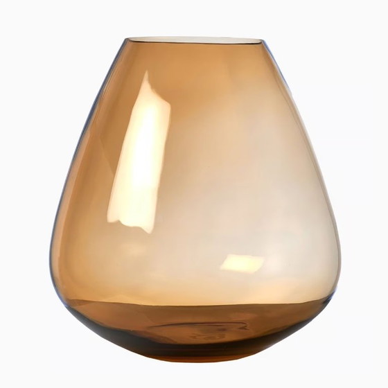 Pols Potten Whiskey Glass Vase Amber - Hand-blown, Brown (photo 4 of 5)