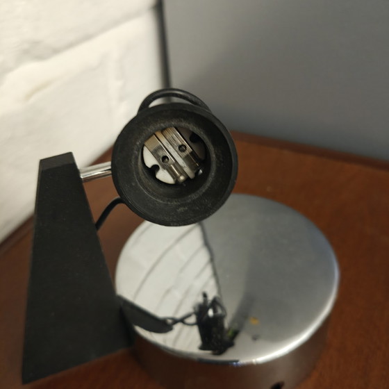 Pair of Lucien Gau LG Paris 23651 Spotlights – French Postmodern Design c. 1990 – Wall lights, Chrome (photo 7 of 15)