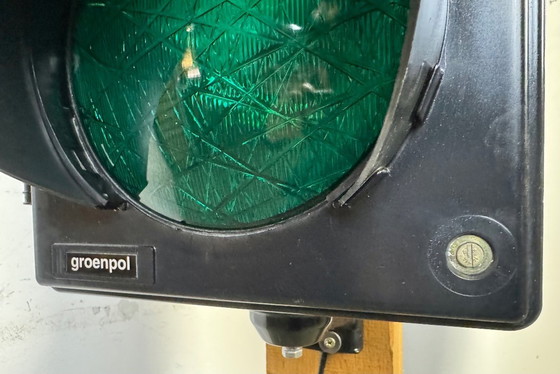 Image 1 of Feux de circulation industriels vintage, années 1980