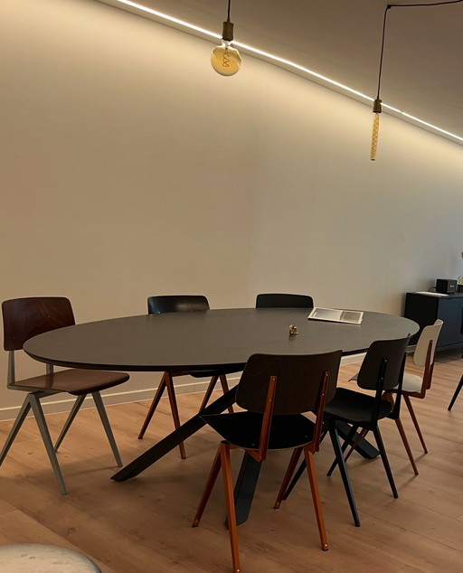 Oval table