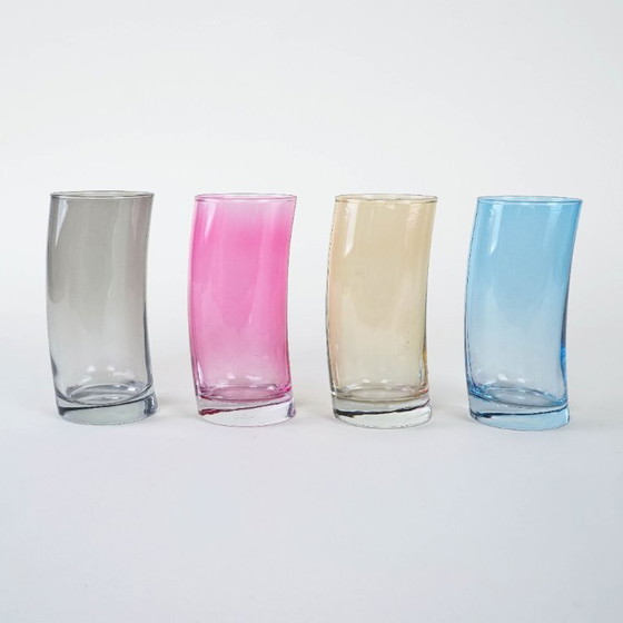 Image 1 of Set di bicchieri, design italiano, anni '80, produzione: Italia