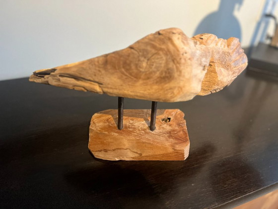 Unique driftwood sculpture, object, fish on a stand – Decorative Objects (photo 5 of 8)