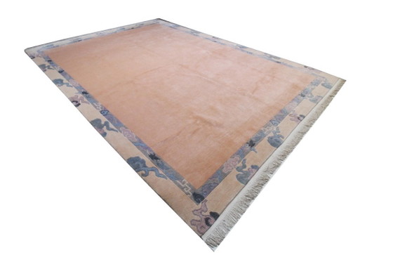 Image 1 of Origineel modern design wollen vloerkleed uit de Schotse Hooglanden, Nepal, 425 x 304 cm