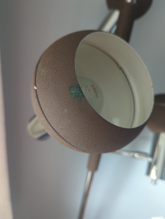 Image 1 of Brown Wilko Triple Eyeball Space Age Floor Lamp