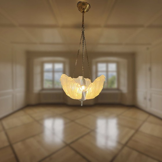 Image 1 of Antieke Schaallamp Schelp