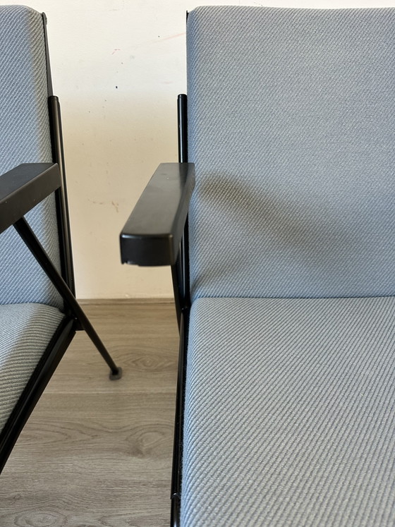 Image 1 of 2x Wim Rietveld Oase design armchairs