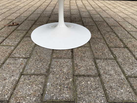 Image 1 of Original Knoll Tulip Eero Saarinen Oval Coffee Table Carrara