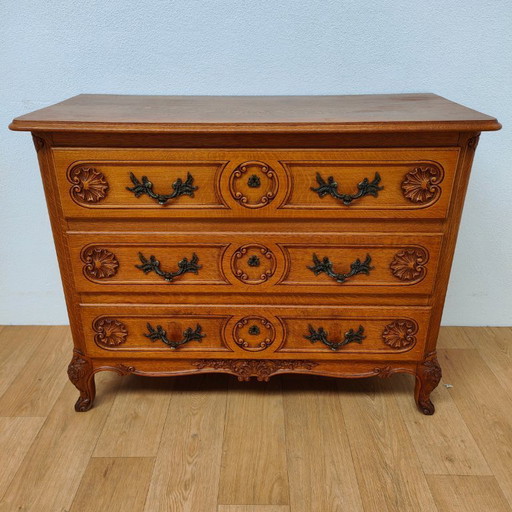 Vintage Louis XV chest of drawers, dresser, small drawer