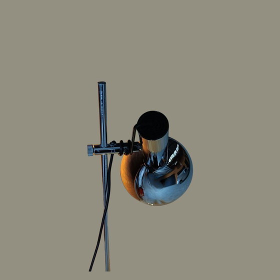 Image 1 of Lampadaire vintage chromé de l'ère spatiale