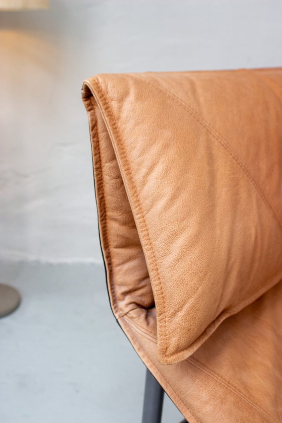 Image 1 of Poltrona lounge IKEA Skye vintage in pelle anni '90