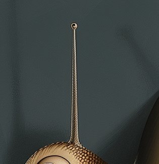 Image 1 of Unique Edition. High-Quality Giclée Print. Monsieur Escargot and the Desert of Forgotten Gazes