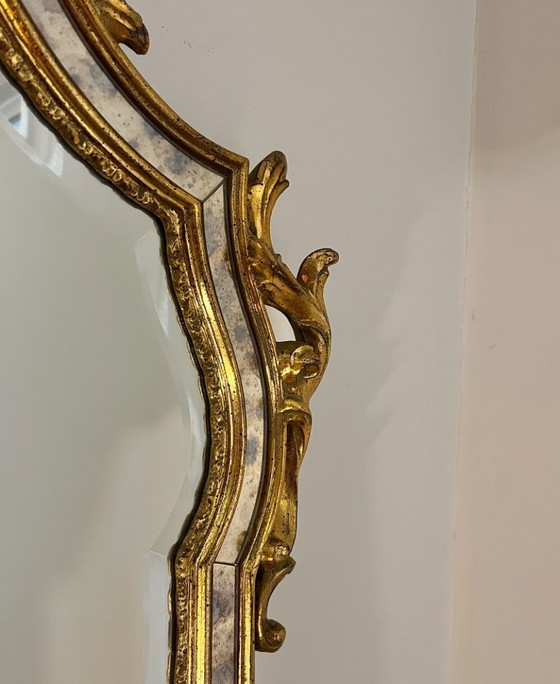 Image 1 of Luxury crest mirror DeKnudt 104x61cm