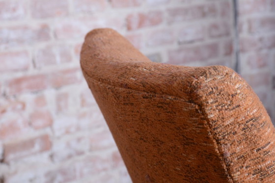Pair of Restored Art Deco Armchairs, Beech, Polish, Reupholstered, Czech, 1930s – Textile, Wood (photo 7 of 18)