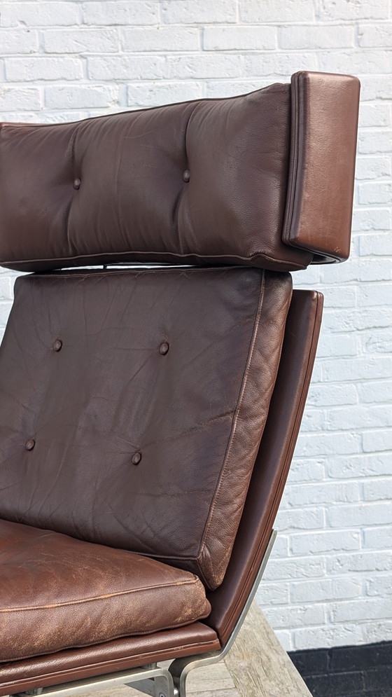 Image 1 of Pieza única - Chaise longue danoise sculpturale des années 1960, atribuida a Poul Nørreklit