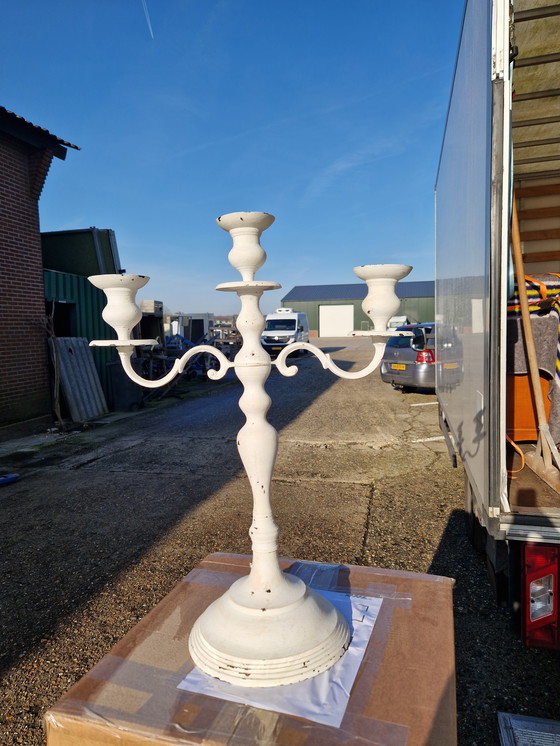 Image 1 of Beautiful antique metal candlestick