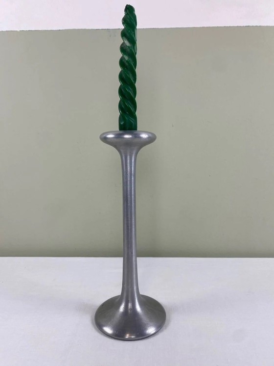 Vintage design kandelaar – Ikea, Kandelaars en kaarsen, polished steel, Metal (photo 2 of 12)
