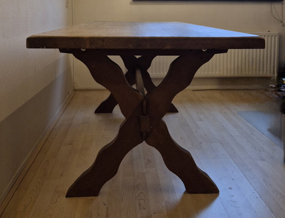 Image 1 of Vintage oak table