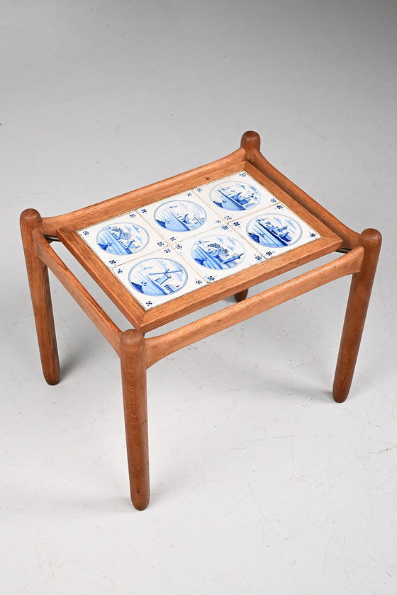 Unique oak side table (photo 7 of 7)