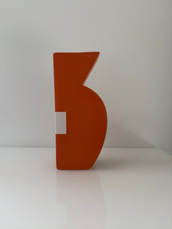 Sculptural Postmodern Vase 80s – Memphis Style – Ceramic (photo 3 of 14)
