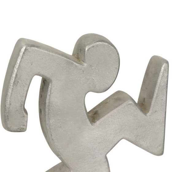 Designer Metal Bookends La Linea Osvaldo Cavandoli – Decorative Objects, Aluminium (photo 10 of 15)