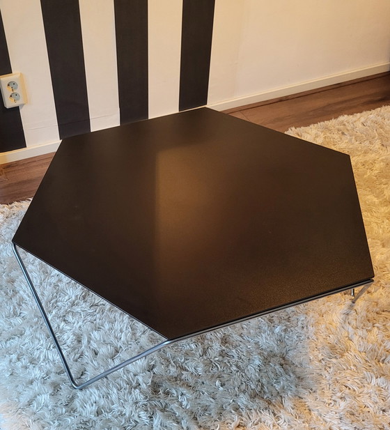Image 1 of Harvink Hexagon coffee table chrome/black.