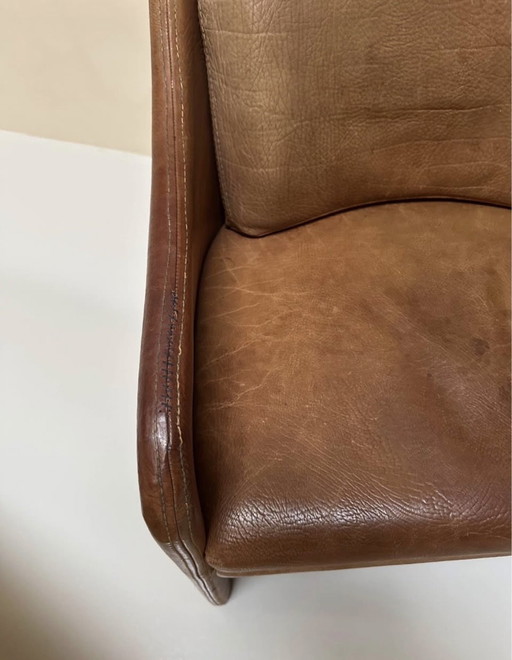 Coppia di sedie classiche in pelle Minotti