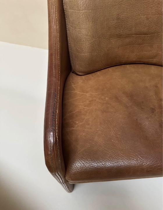 Image 1 of Coppia di sedie classiche in pelle Minotti