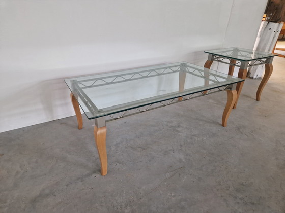 Image 1 of Pierre vandel coffee table and side table