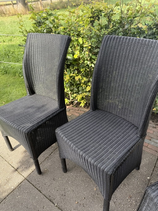 6 sedie Lloyd Loom