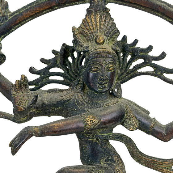 Antico bronzo Shiva Nataraja Nepal 36cm cire perdue – Sculture, Bronze (photo 9 of 11)