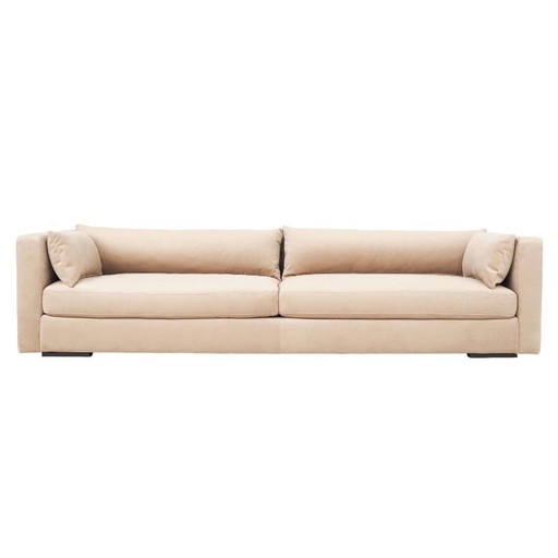 Sofa SZTOKHOLM beige velour, Scandinavian design