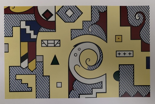 Roy Lichtenstein, firmato con registrazione nell'impronta. Copyright '2005 Estate of Roy Lichtenstein'. Litografia o