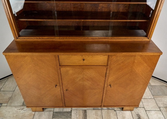 Image 1 of Vintage houten dressoir, jaren 1930, Tsjechoslowakije