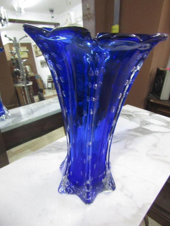 Image 1 of 1950s MURANO GLASS VASE