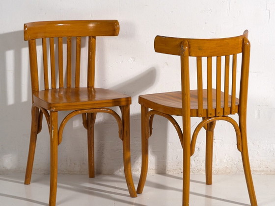 Set of antique Bistro chairs (c.1920). Set of 2 pieces #5 – Dining chairs (photo 2 of 40)
