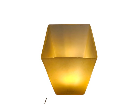 Image 1 of Dutch design - Icecubic lamp - Boxford Holland - Jan des Bouvrie - table lamp - glass - 90's