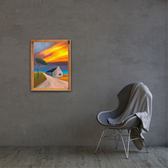 Image 1 of Öl auf Leinwandrahmen 61x46cm.