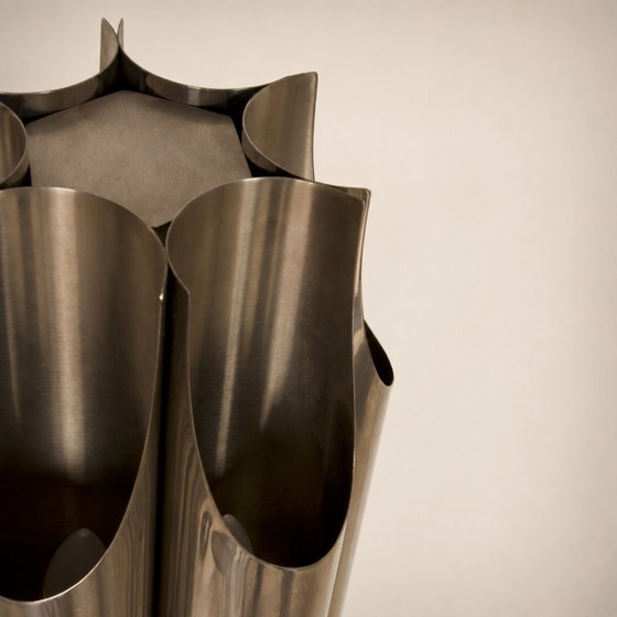 MAISON CHARLES, Orgue Table lamps, France, Circa 1970 – Metal, polished steel (photo 8 of 10)