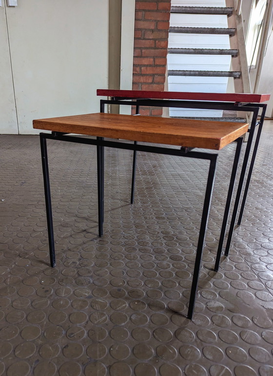Image 1 of Vintage Set Mimi Sidetables Pastoe - Cees Braakman