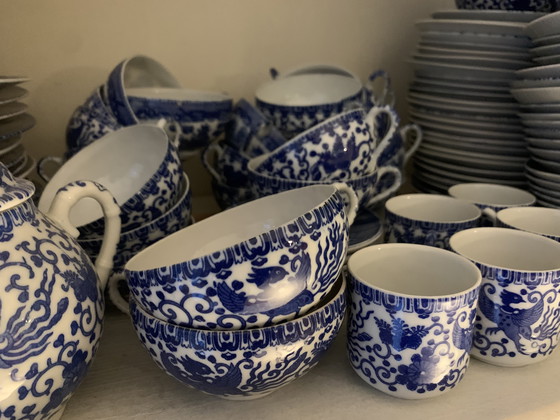 Image 1 of Vasellame blu giapponese (cinese), ampia collezione