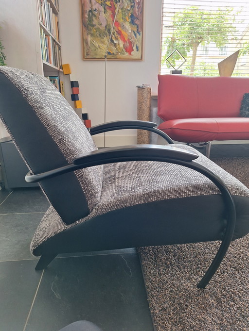 2x Gelderland 5470 lotus armchair