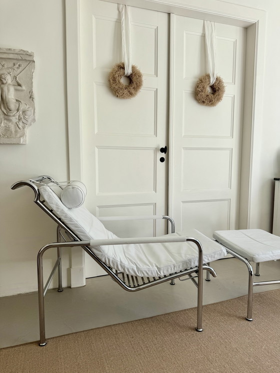 Image 1 of Genni Chaise Lounge e Pouf Gabriele Mucchi per Zanotta