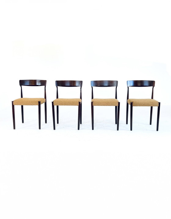 Image 1 of 4x Gerestaureerde Vintage Stoel ‘60