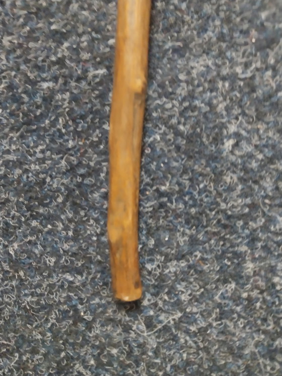 Image 1 of 1 x South African Zulu striking weapon Knobkerrie 110cm with rare stone knob.
