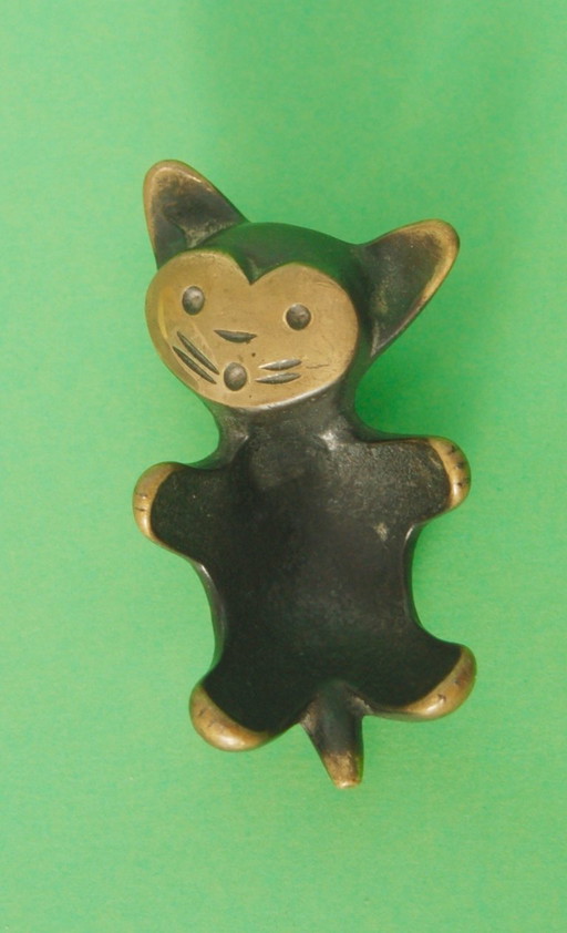 Vintage cat figurine, Walter Bosse style 1960s