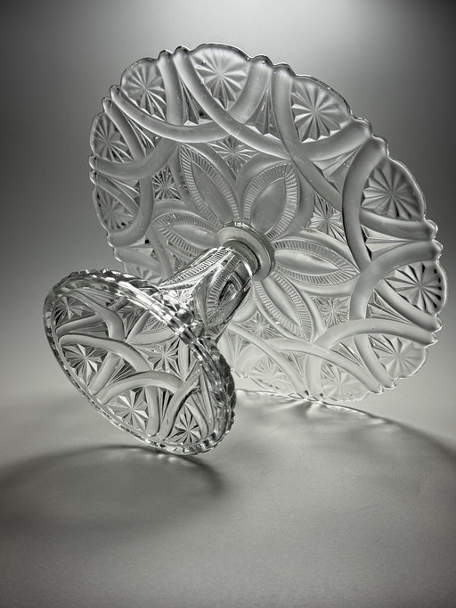 Val Saint Lambert - Cake stand - ‘LUCRÉCE‘ - 1913