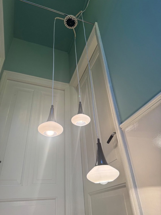 Image 1 of Lampada a sospensione a cascata vintage, anni '60.