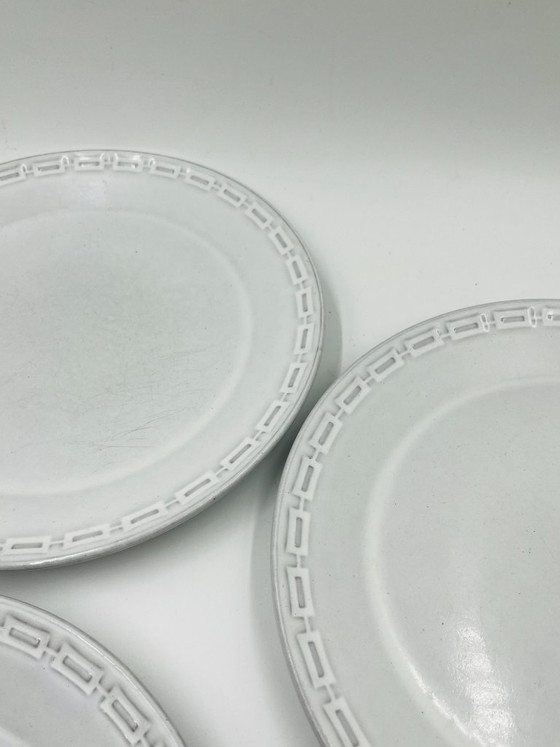 Image 1 of Set di 4 piatti piani in ceramica Karl Leutner Epsilon