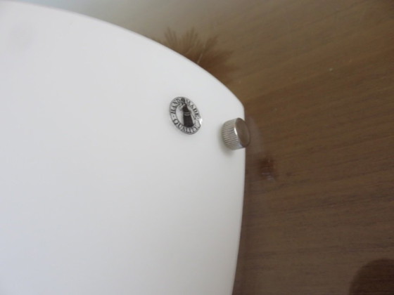 Image 1 of Wandlamp "Kvintett" van IKEA, 1995, wit opaline glas